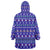 Bon Nadal Andorra Christmas Wearable Blanket Hoodie Holiday Bear, Snowflakes, Paw Prints & Winter - Wonder Print Shop