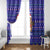 Bon Nadal Andorra Christmas Window Curtain Holiday Bear, Snowflakes, Paw Prints & Winter - Wonder Print Shop