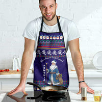 Armenia Christmas Apron with Santa Claus Shnorhavor Surb Tsnund and Gift Bag Pattern - Wonder Print Shop