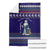 Armenia Christmas Blanket with Santa Claus Shnorhavor Surb Tsnund and Gift Bag Pattern - Wonder Print Shop