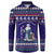 Armenia Christmas Button Sweatshirt with Santa Claus Shnorhavor Surb Tsnund and Gift Bag Pattern - Wonder Print Shop