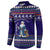 Armenia Christmas Button Sweatshirt with Santa Claus Shnorhavor Surb Tsnund and Gift Bag Pattern - Wonder Print Shop