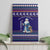 Armenia Christmas Canvas Wall Art with Santa Claus Shnorhavor Surb Tsnund and Gift Bag Pattern - Wonder Print Shop