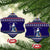 Armenia Christmas Ceramic Ornament with Santa Claus Shnorhavor Surb Tsnund and Gift Bag Pattern - Wonder Print Shop