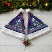 Armenia Christmas Santa Hat with Santa Claus Shnorhavor Surb Tsnund and Gift Bag Pattern - Wonder Print Shop