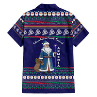 Armenia Christmas Hawaiian Shirt with Santa Claus Shnorhavor Surb Tsnund and Gift Bag Pattern - Wonder Print Shop