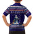 Armenia Christmas Kid Hawaiian Shirt with Santa Claus Shnorhavor Surb Tsnund and Gift Bag Pattern - Wonder Print Shop
