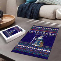 Armenia Christmas Puzzle with Santa Claus Shnorhavor Surb Tsnund and Gift Bag Pattern - Wonder Print Shop