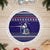 Armenia Christmas Tree Skirt with Santa Claus Shnorhavor Surb Tsnund and Gift Bag Pattern - Wonder Print Shop