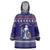Armenia Christmas Wearable Blanket Hoodie with Santa Claus Shnorhavor Surb Tsnund and Gift Bag Pattern - Wonder Print Shop