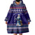 Armenia Christmas Wearable Blanket Hoodie with Santa Claus Shnorhavor Surb Tsnund and Gift Bag Pattern - Wonder Print Shop