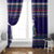 Armenia Christmas Window Curtain with Santa Claus Shnorhavor Surb Tsnund and Gift Bag Pattern - Wonder Print Shop