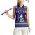 Armenia Christmas Women Sleeveless Polo Shirt with Santa Claus Shnorhavor Surb Tsnund and Gift Bag Pattern - Wonder Print Shop