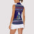 Armenia Christmas Women Sleeveless Polo Shirt with Santa Claus Shnorhavor Surb Tsnund and Gift Bag Pattern - Wonder Print Shop