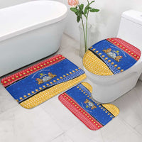 Armenia Christmas Bathroom Set with Shnorhavor Surb Tsnund Lions Flag Colors and Coat of Arms - Wonder Print Shop