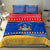 Armenia Christmas Bedding Set with Shnorhavor Surb Tsnund Lions Flag Colors and Coat of Arms - Wonder Print Shop