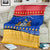 Armenia Christmas Blanket with Shnorhavor Surb Tsnund Lions Flag Colors and Coat of Arms - Wonder Print Shop
