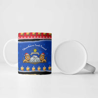Armenia Christmas Ceramic Mug with Shnorhavor Surb Tsnund Lions Flag Colors and Coat of Arms - Wonder Print Shop