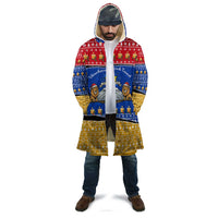 Armenia Christmas Cloak with Shnorhavor Surb Tsnund Lions Flag Colors and Coat of Arms - Wonder Print Shop