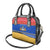 Armenia Christmas Shoulder Handbag with Shnorhavor Surb Tsnund Lions Flag Colors and Coat of Arms - Wonder Print Shop