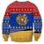 Armenia Christmas Sweatshirt with Shnorhavor Surb Tsnund Lions Flag Colors and Coat of Arms - Wonder Print Shop