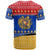 Armenia Christmas T Shirt with Shnorhavor Surb Tsnund Lions Flag Colors and Coat of Arms - Wonder Print Shop