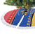 Armenia Christmas Tree Skirt with Shnorhavor Surb Tsnund Lions Flag Colors and Coat of Arms - Wonder Print Shop