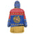 Armenia Christmas Wearable Blanket Hoodie with Shnorhavor Surb Tsnund Lions Flag Colors and Coat of Arms - Wonder Print Shop