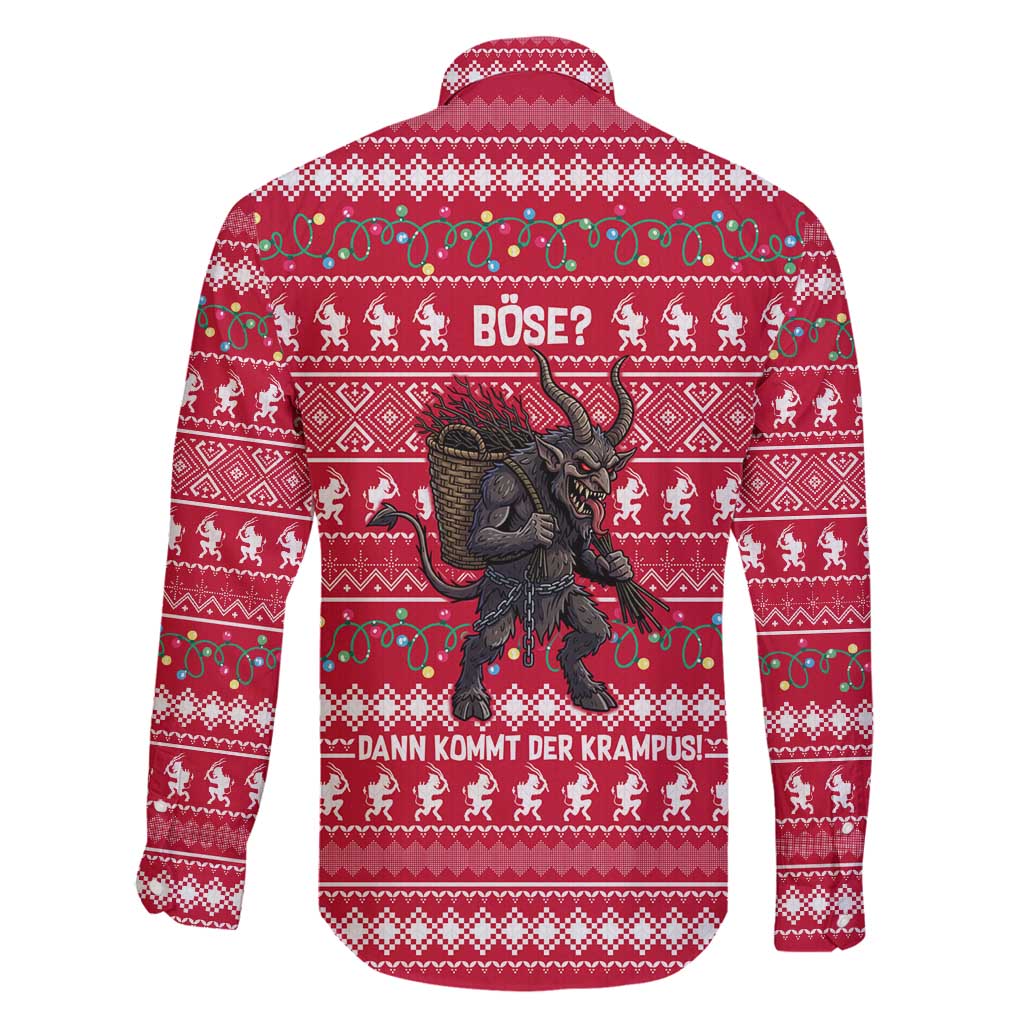 Austria Christmas Family Matching Puletasi and Hawaiian Shirt with German Text Red Pattern and Festive Lights - Wonder Print Shop