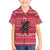 Austria Christmas Kid Hawaiian Shirt with German Text Red Pattern and Festive Lights - Wonder Print Shop
