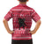 Austria Christmas Kid Hawaiian Shirt with German Text Red Pattern and Festive Lights - Wonder Print Shop