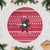 Austria Christmas Tree Skirt with German Text Red Pattern and Festive Lights - Wonder Print Shop
