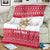 Austria Christmas Blanket with Frohe Weihnachten Angel Design and Red White Holiday - Wonder Print Shop