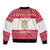 Austria Christmas Bomber Jacket with Frohe Weihnachten Angel Design and Red White Holiday - Wonder Print Shop