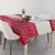 Austria Christmas Tablecloth with Frohe Weihnachten Angel Design and Red White Holiday - Wonder Print Shop