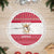 Austria Christmas Tree Skirt with Frohe Weihnachten Angel Design and Red White Holiday - Wonder Print Shop