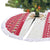 Austria Christmas Tree Skirt with Frohe Weihnachten Angel Design and Red White Holiday - Wonder Print Shop