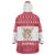 Austria Christmas Wearable Blanket Hoodie with Frohe Weihnachten Angel Design and Red White Holiday - Wonder Print Shop