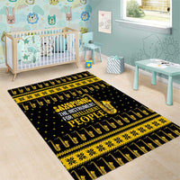 Saxophone The Instrument For Intellegent People Christmas Area Rug Xmas Holiday Patterns - Wonder Print Shop