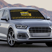 Saxophone The Instrument For Intellegent People Christmas Auto Sun Shade Xmas Holiday Patterns - Wonder Print Shop