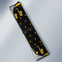 Saxophone The Instrument For Intellegent People Christmas Auto Sun Shade Xmas Holiday Patterns - Wonder Print Shop