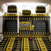 Saxophone The Instrument For Intellegent People Christmas Back Car Seat Cover Xmas Holiday Patterns - Wonder Print Shop