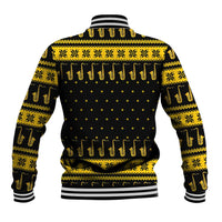 Saxophone The Instrument For Intellegent People Christmas Baseball Jacket Xmas Holiday Patterns - Wonder Print Shop
