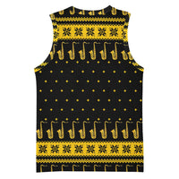 Saxophone The Instrument For Intellegent People Christmas Basketball Jersey Xmas Holiday Patterns - Wonder Print Shop