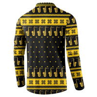 Saxophone The Instrument For Intellegent People Christmas Button Sweatshirt Xmas Holiday Patterns - Wonder Print Shop