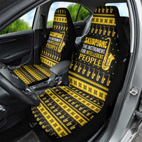 Saxophone The Instrument For Intellegent People Christmas Car Seat Cover Xmas Holiday Patterns - Wonder Print Shop