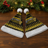 Saxophone The Instrument For Intellegent People Christmas Santa Hat Xmas Holiday Patterns - Wonder Print Shop