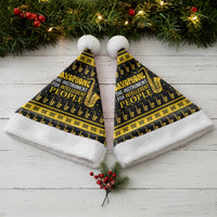 Saxophone The Instrument For Intellegent People Christmas Santa Hat Xmas Holiday Patterns - Wonder Print Shop