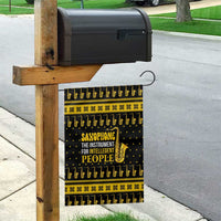 Saxophone The Instrument For Intellegent People Christmas Garden Flag Xmas Holiday Patterns - Wonder Print Shop