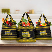 Saxophone The Instrument For Intellegent People Christmas Grocery Bag Xmas Holiday Patterns - Wonder Print Shop